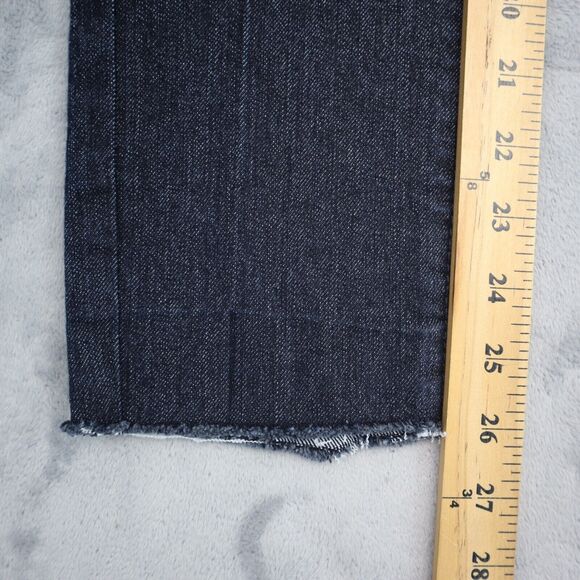 Twinkle Jeans Womens 7 Black Mid Rise Straight Cut Beaded Pockets Pants - Picture 6 of 16